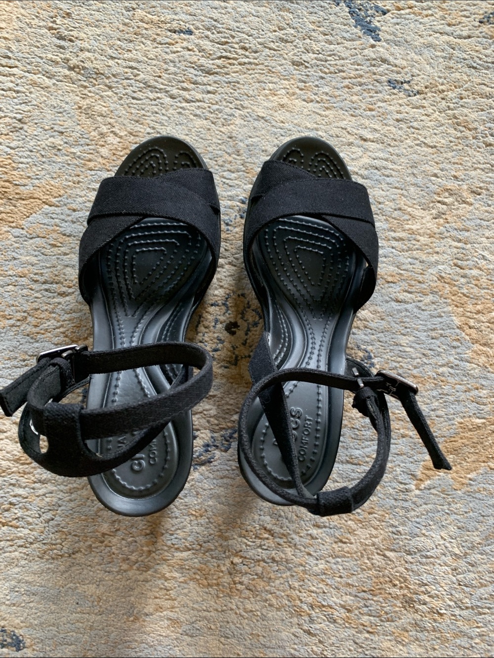 Croc Wedge Sandals